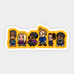 Community's: The Greendale Six Sticker